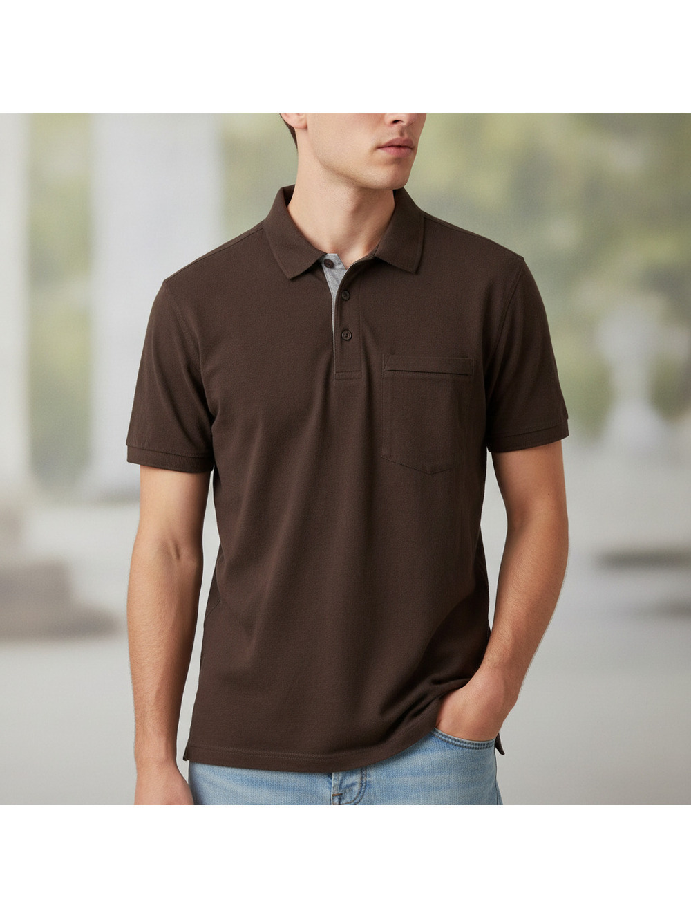 Golite | M | Brown Polo Shirt Medium